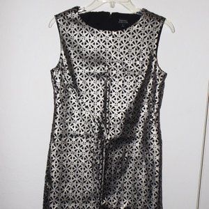 Faux leather Tahari dress Size 4 (#EV1675)